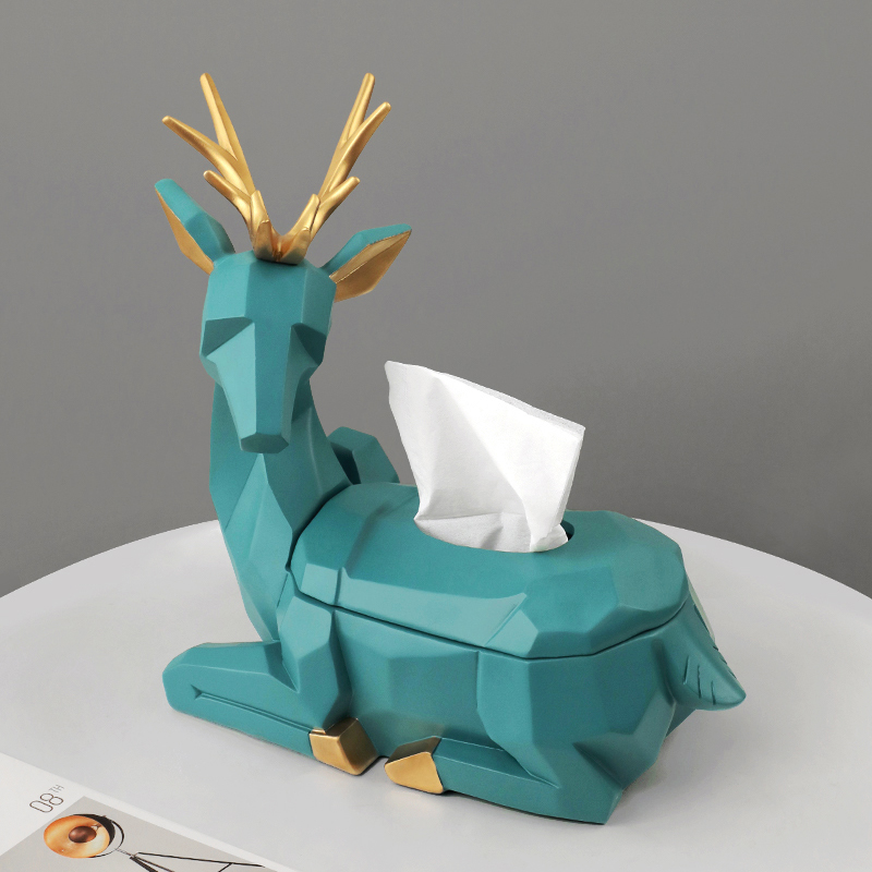 Nordic living room coffee table decoration tissue box simple modern light luxury table decoration drawing paper remote control storage box