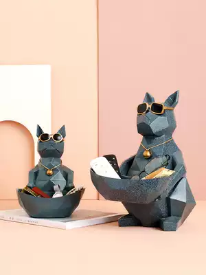 Nordic lucky cat entrance door key storage ornaments creative home living room TV wine cabinet desk decoration