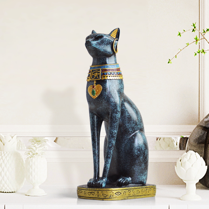 Egyptian cat food and cat TV cabinet Pendulum Pieces Creative Genguan Shoes Cabinet Wine Cabinet Home Decoration Goods Furnishing Joe Gifts Gifts
