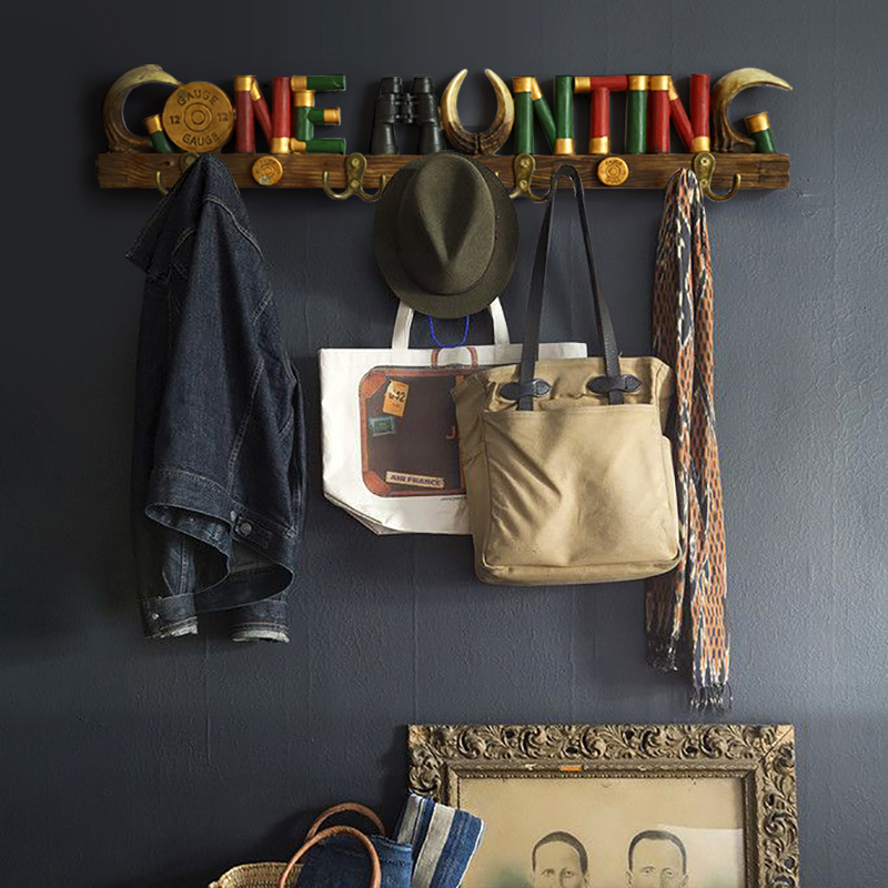 American home wall decoration hook creative wall personality key row hook porch door coat rack rack