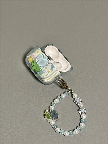 Apple, совместимые наушники, синий защитный чехол, трехмерный браслет, bluetooth, 2