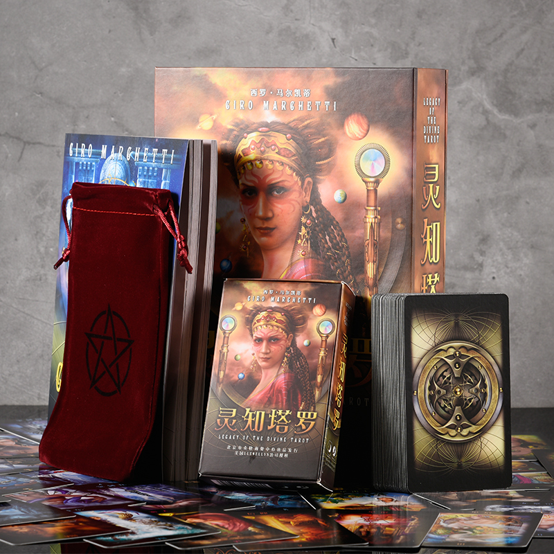 Psychic Vettas Tarro Genuine full set Roof Classic Viter Full suit Cards Bag Table Tour Card