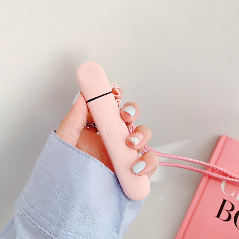 Yue carved four generations of unlimited protective case electronic relx wireless leather case Rick lanyard chain yueke non-sticker