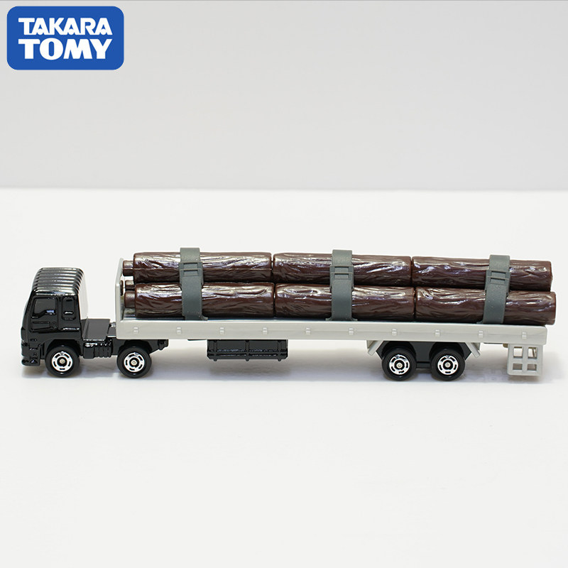 日本TOMY多美卡合金小汽车模型玩具125号伐木材运输长卡车879541 - Taobao