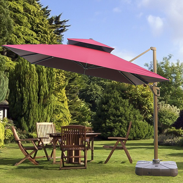 Outdoor beach umbrellas Rome umbrella Courtyard Umbrella Villa Garden Large Beach Umbrella Outdoor Open-air Stall Security Guard Booth Umbrella