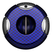 GUEVARA cigar scissors carbon fiber pattern V-shaped blade advanced G10 material cigar tool mens high-end gift