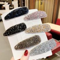 Insert Drilling Water Drop Hairpin Mesh Red Card-issuing Japan-ROK minimalist temperament Liu Haiclip Girl Side Clip Back of Brain Spoon Crummy Hair Clip