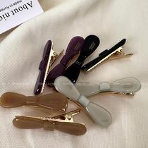 Color acetate butterfly knot hair clip Liu Haiclip Side clip Clip High Level Sensation Sweet and cute hair accessories Duckbill Clip