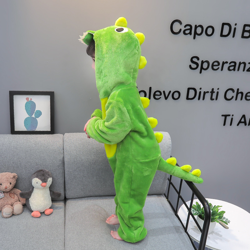 Girls' Autumn and Winter Outfit, Baby Dinosaur Jumpsuit, Outdoor Clothing, Thickened Crawling Suit, Cute Boys' Romper, Super Adorable Pajamas Girls' Autumn and Winter Outfit, Baby Dinosaur Jumpsuit, Outdoor Clothing, Thickened Crawling Suit, Cute Boys' Romper, Super Adorable Pajamas