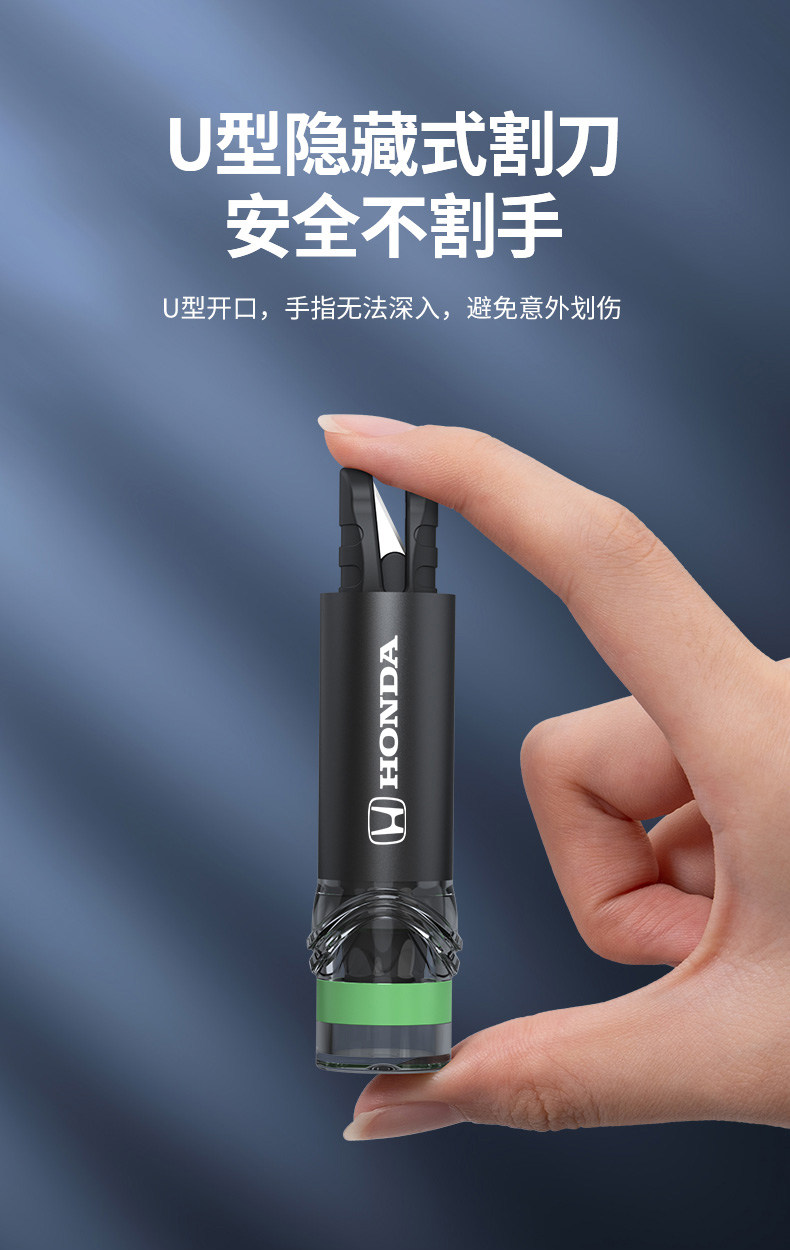 Window-Breaking Tool Car Window Breaker with Cutter Safety Hammer Vehicle-Mounted Lifesaving Glass Escape Tool Multifunctional Car Window