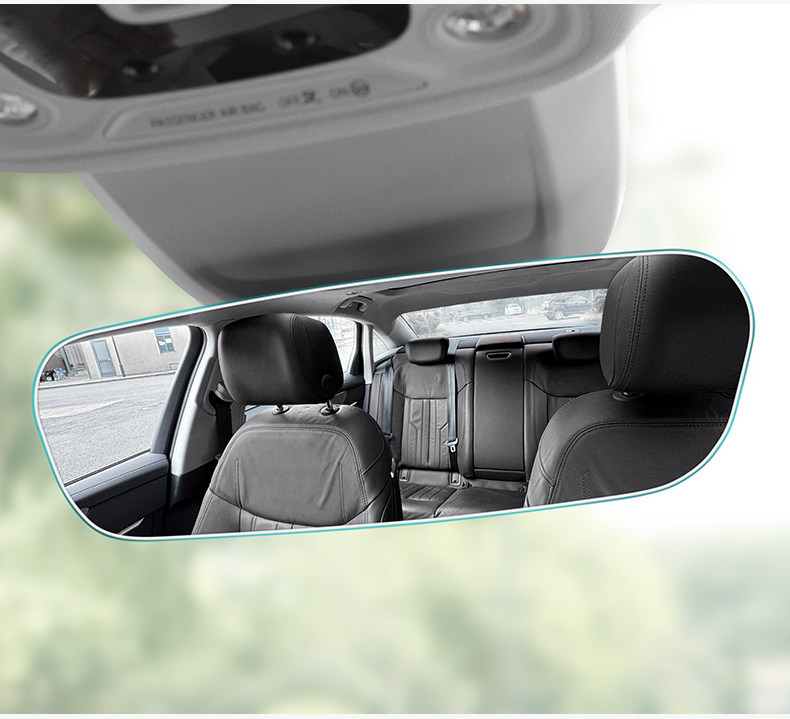 Car Interior Rearview Mirror Wide-Angle Large Field of View Car Reversing Rearview Mirror Anti-High Beam High-Definition Interior Mirror Anti-Dazzle
