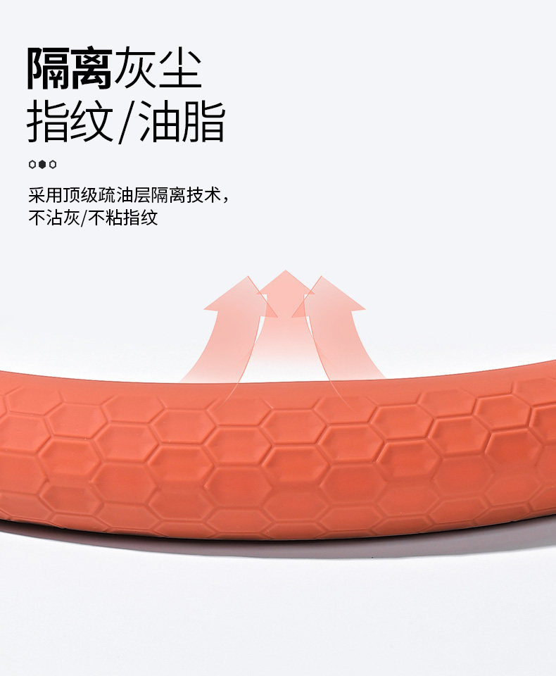 Car Silicone Steering Wheel Cover, Thickened, Suitable for All Seasons, Anti-Slip, Breathable Protective Cover, Summer Handle Cover