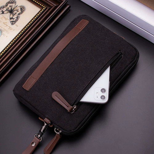 Сумка с петлей на руку, бумажник, мужская вместительная и большая тканевая маленькая сумка клатч, ткань оксфорд, новая коллекция