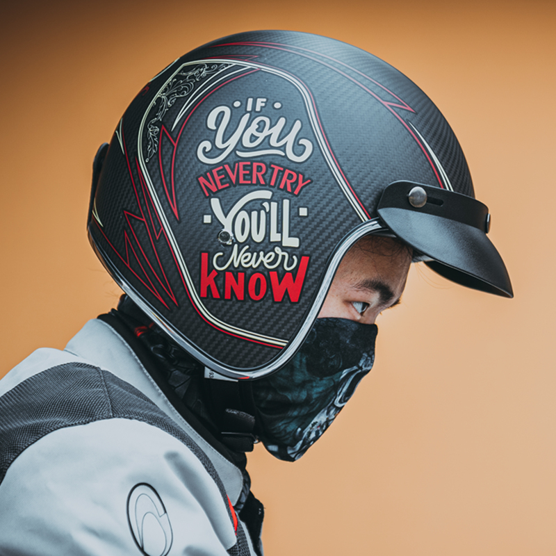 Italian VCOROS CARBON FIBER LOCOMOTIVE Male Hale Retro Armor 3 4 American Cruise Locomotive Half Armor