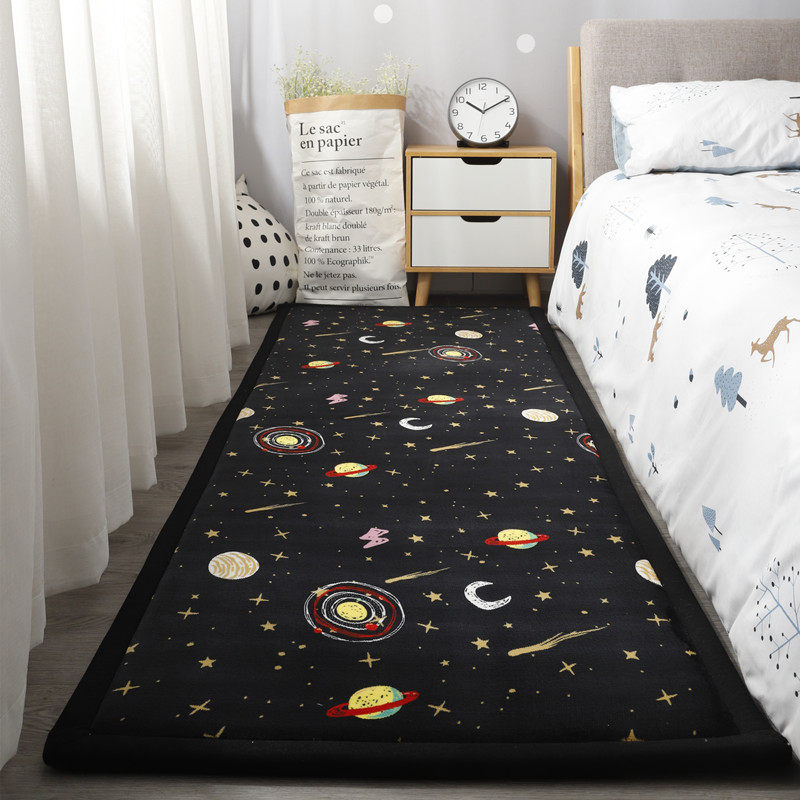 Simple thickened coral velvet carpet living room bedroom full of cute bedside blanket bay window tatami mat can be customized