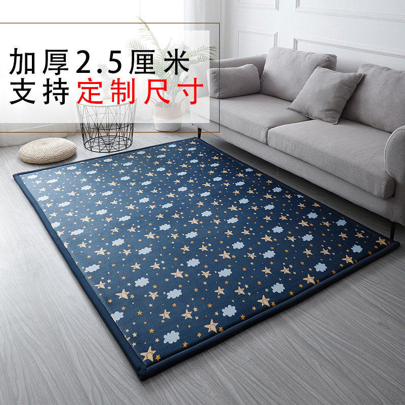 Simple Thickened Coral Suede Carpet Living Room Bedroom Full Of Lovely Bed Side Blanket Floating Window Tatami Mat Customizable