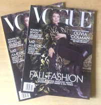 US version of VOGUE 2019 October Colman Olivia Colman English Fashion Trend Magazine