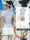 Beautiful tennis wear for women, breathable, quick-drying sports suit, summer new anti-exposure yoga skirt, professional fitness clothing