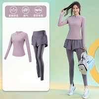 Сиреневый лонгслив, комплект