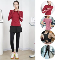 Комплект, черные штаны для спортзала, 4 предмета