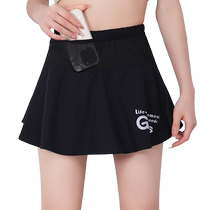 Fitness skirt pants for women 2024 new popular golf tennis pants professional badminton training high waist slimming skirt
