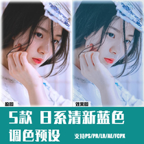LR preset PS Japanese Korean Xiaoqing new travel scenery FCPX mobile phone APP filter PR Color LUT filter