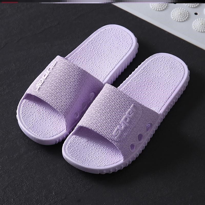  Breathable soft face to go out to drag bathroom Women's new simple stay-at-home sandals Shoe Summer creative flat heel big