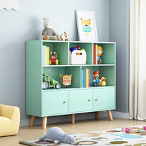 Childrens Bookcase Containing Cabinet Girl Bedroom Floor Bookcase Home Room Student Short Cabinet Small Set Toy Shelf