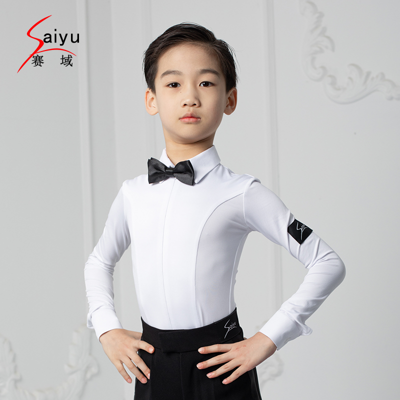 Racing Domain Professional Latin Dance Competition Suit Boy Prescribed Suit Young Children Art Examination Class Universal Standard Dress Standard Suit