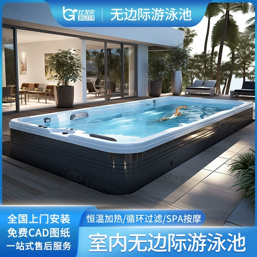 Дорожный бассейн, умная акриловая вилла