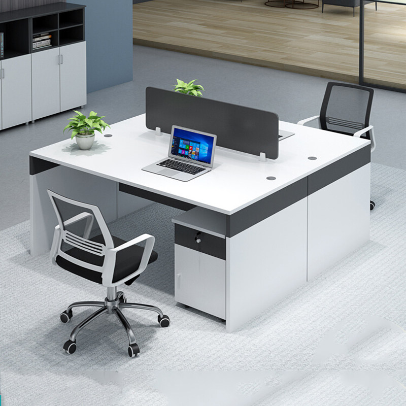 Desk Chair Combination Brief Modern Office Desk Staff Table Staff Finance Desk Double Station