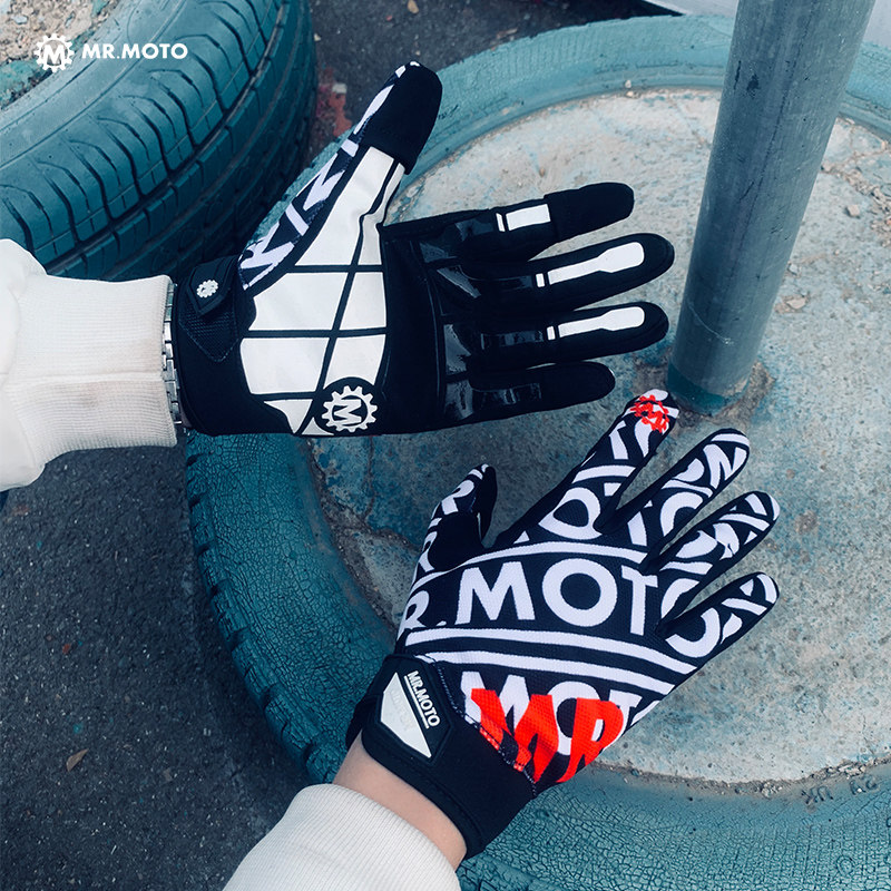 MRMOTO car kart racing gloves male touch FIA competition e-sports simulator special gloves non-slip screen