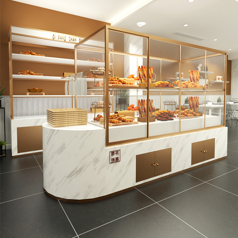 Bakery Bread display cabinet Island Cabinet Side Cabinet Cake Counter Commercial Pastry Cabinet Support to Tucustom-Taobao