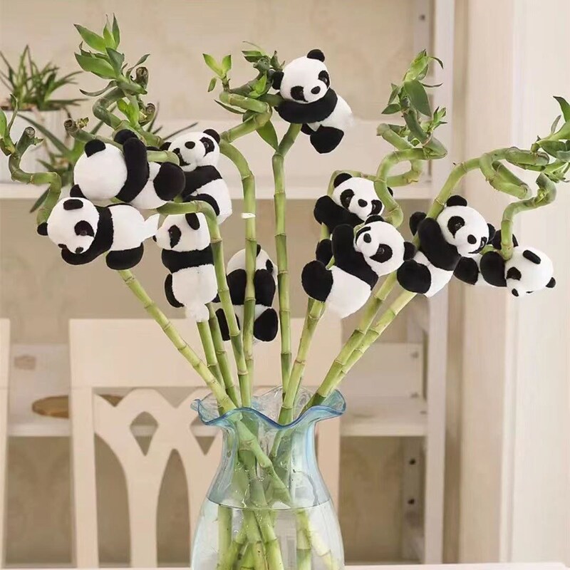 Plant Potted Plant Decoration Hanging Money Tree Decorations Panda Spring Festival New Year Cartoon Cute Panda Gift