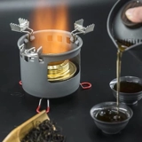 Алкогольная печь Ailuke время кипящая вода на открытом воздухе для кемпинга и пикник мини -портативный алкогольный чай для кипящей печи