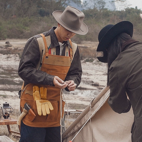 Norvo Wild Camps, открытый лагерь приготовление кухонная работа на кухне многофункциональная работа дикого пикника, пикник с брюшным хлопковым фартуком