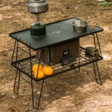 Corman T-230 Outdoor Opening Folding Folding Folding Folding Folding Table BC Table Black Capital Table