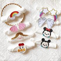 ins Nordic baby sweat towel baby cotton cartoon embroidery sweat scarf childrens gauze pad back towel summer
