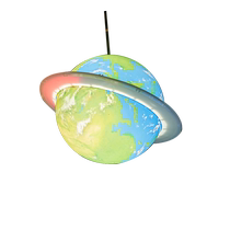 Planet lights flashing string lights full of stars outdoor waterproof lighting hanging tree earth atmosphere decorative hanging lights