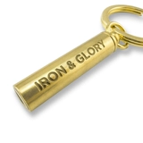 Ретро креативный латунный дорожный металлический свисток, подвеска, брелок, украшение на сумку, в американском стиле