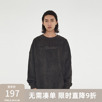 BONELESS 2021AW RETRO SUEDE Embroidery Base Blouse American High Street Trekking Necropolis