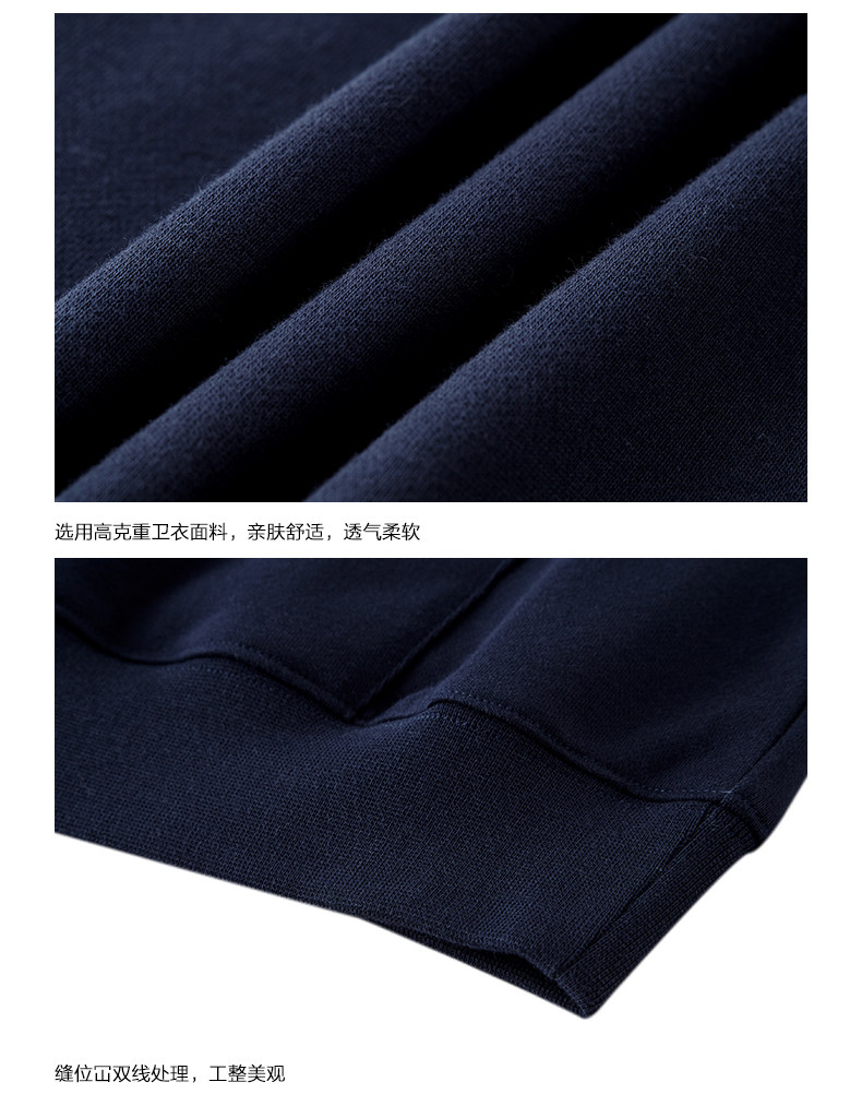 boneless 短视频矩阵 logo印花连帽卫衣 图6