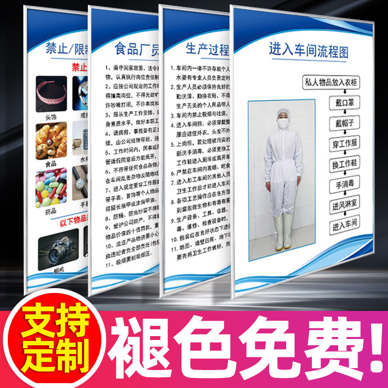 Food Cafeteria Catering Safety Management Rules & Regulations Food Hygiene Business Elimination Waste Food Civilization Dining Signs Stickers Dining Hall Wall Stickup Dining Hall Kitchen cultural slogans