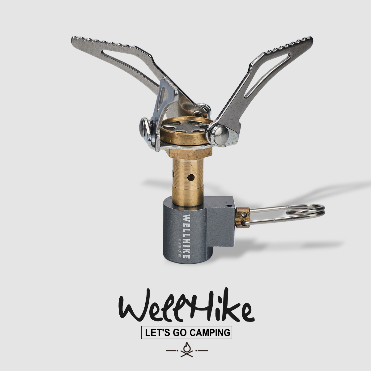 WELLHIKE Outdoor Mini Stove Integrated Portable Folding Stove Equipment Picnic Boiling Water Camping Cookware