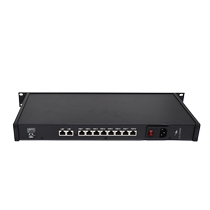 Active polling serial port server 1U rack-mounted 8-way RS232 422 485 to Ethernet module MQTT serial port to network port Modbus gateway rtu to tcp pass