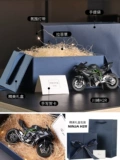 Kawasaki, мотоцикл, модель автомобиля, реалистичная металлическая фигурка, подарок на день рождения