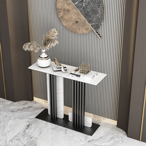 Genguan Table Bar Case American Aisle Cabinet Xuanguan Terrace Wall Side Cabinet Decoration Cabinet Light Extravagant New Chinese Ultra Narrow Case Few Close By Wall