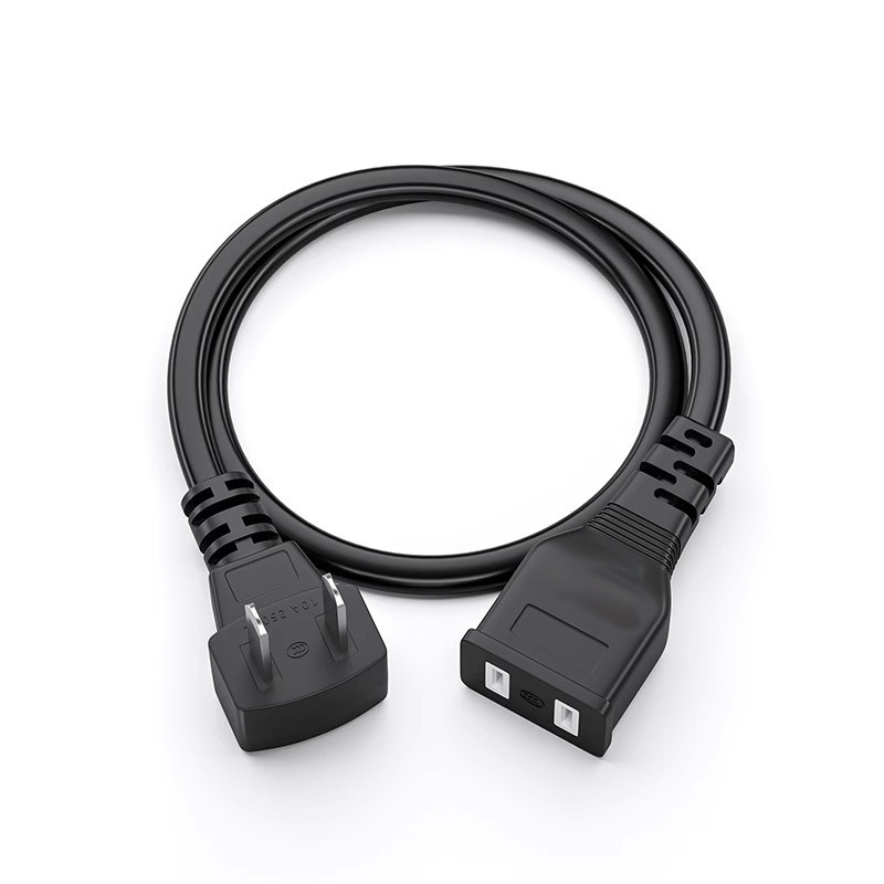Power Cord Extension Cord Two Holes Two Plugs 2-Core Electric Vehicle Tv Fan Audio High-Power Power Extension Socket