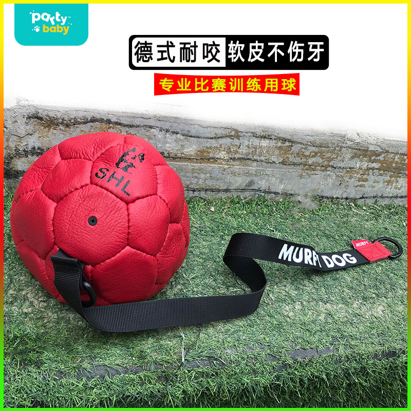 CSV field training dog ball resistant to bite interactive belt German shepherd dog training dog supplies competition automatic inflatable football