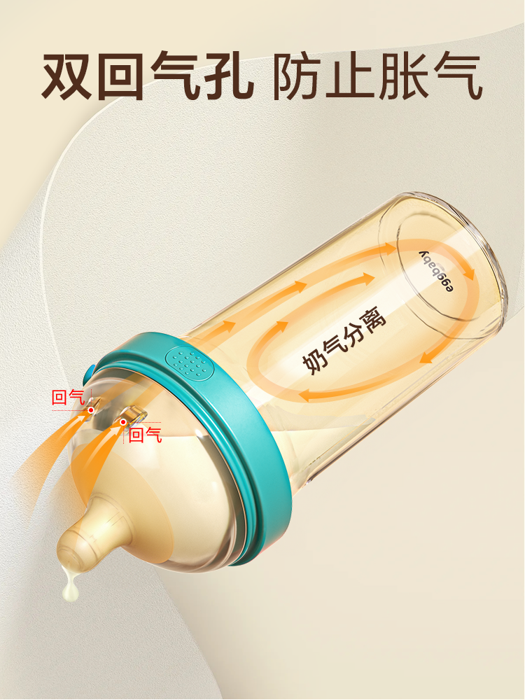 Flip-Top Bottle Ppsu Weaning Baby Newborn Baby Essential 0-36 Months 1 Year and Above Anti-Colic Imitation Breast Milk